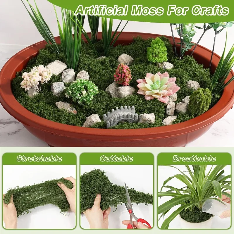 Искусственный мох «Вечная жизн – обзор и цена Sphagnum Moss Dry